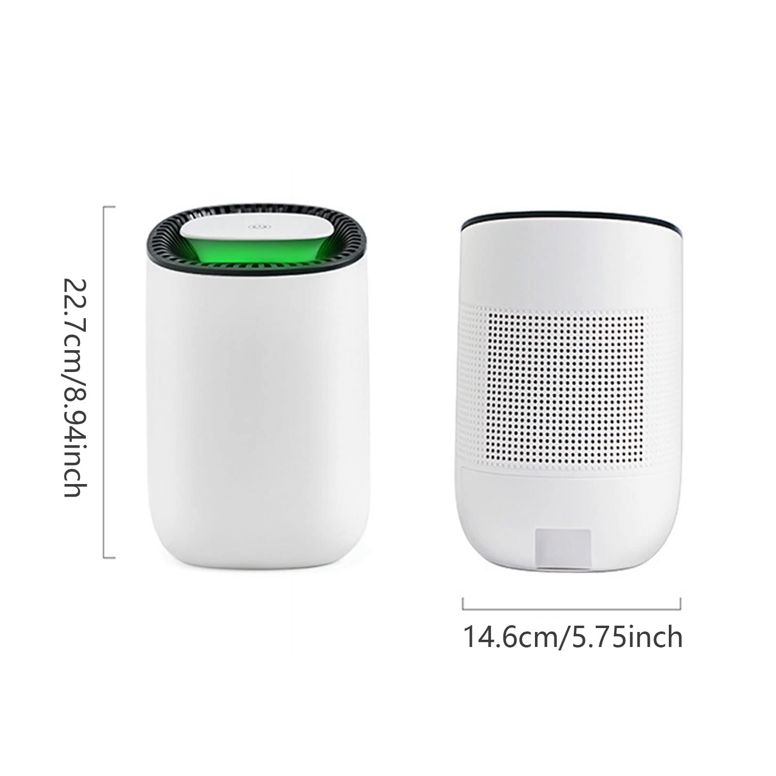 Amazon.com: 家用小型除濕機200 盎司(約597.0 毫升)自動關閉除濕機(200